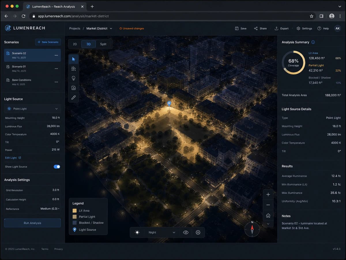 LumenReach Light Coverage